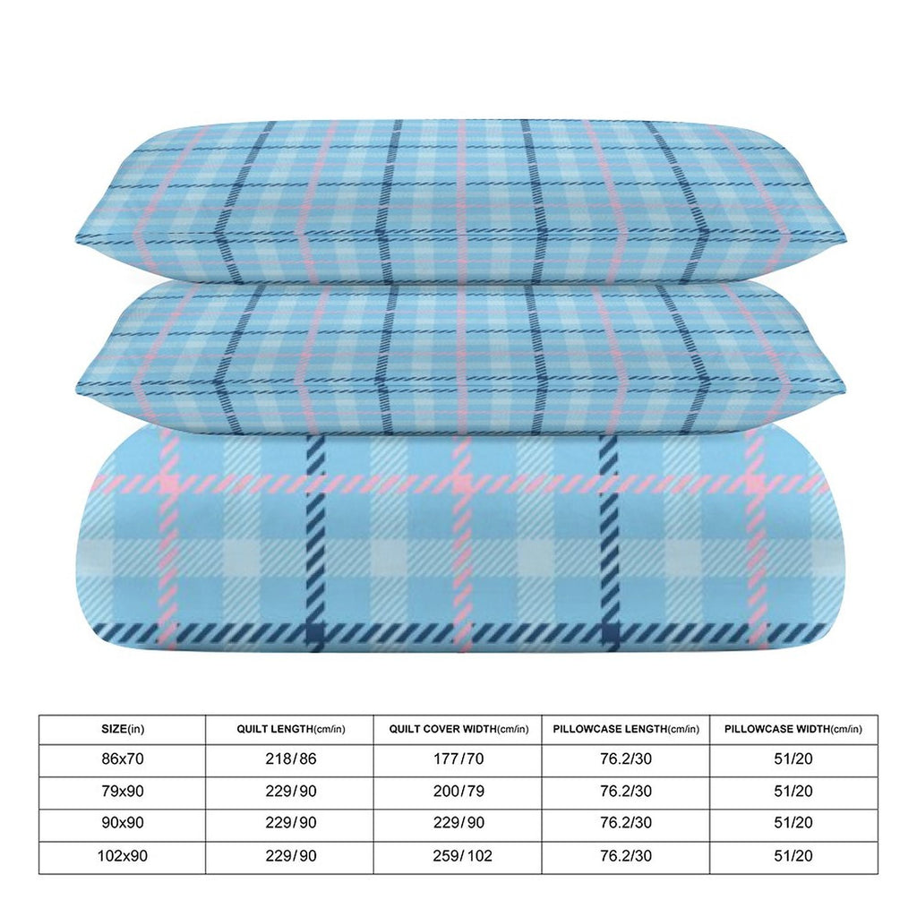 Full 3-Piece Bedding Set-86"×70"/ 218×177cm