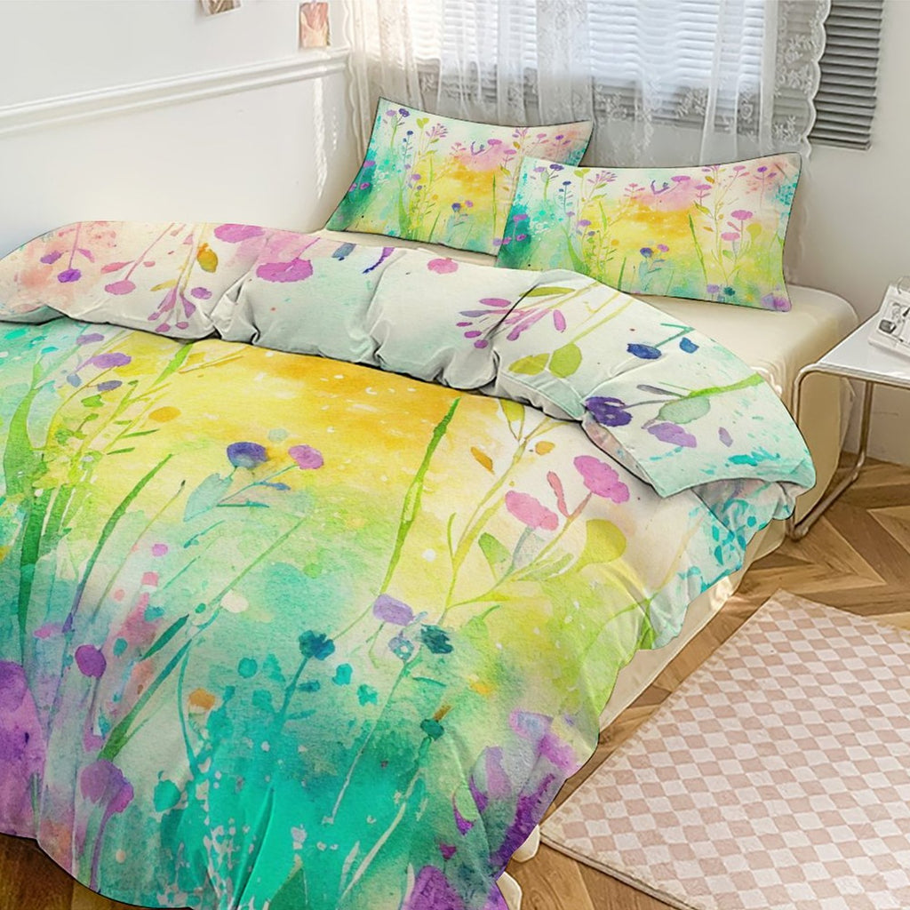 Queen 3-Piece Bedding Set-90"x90"/ 229x229cm