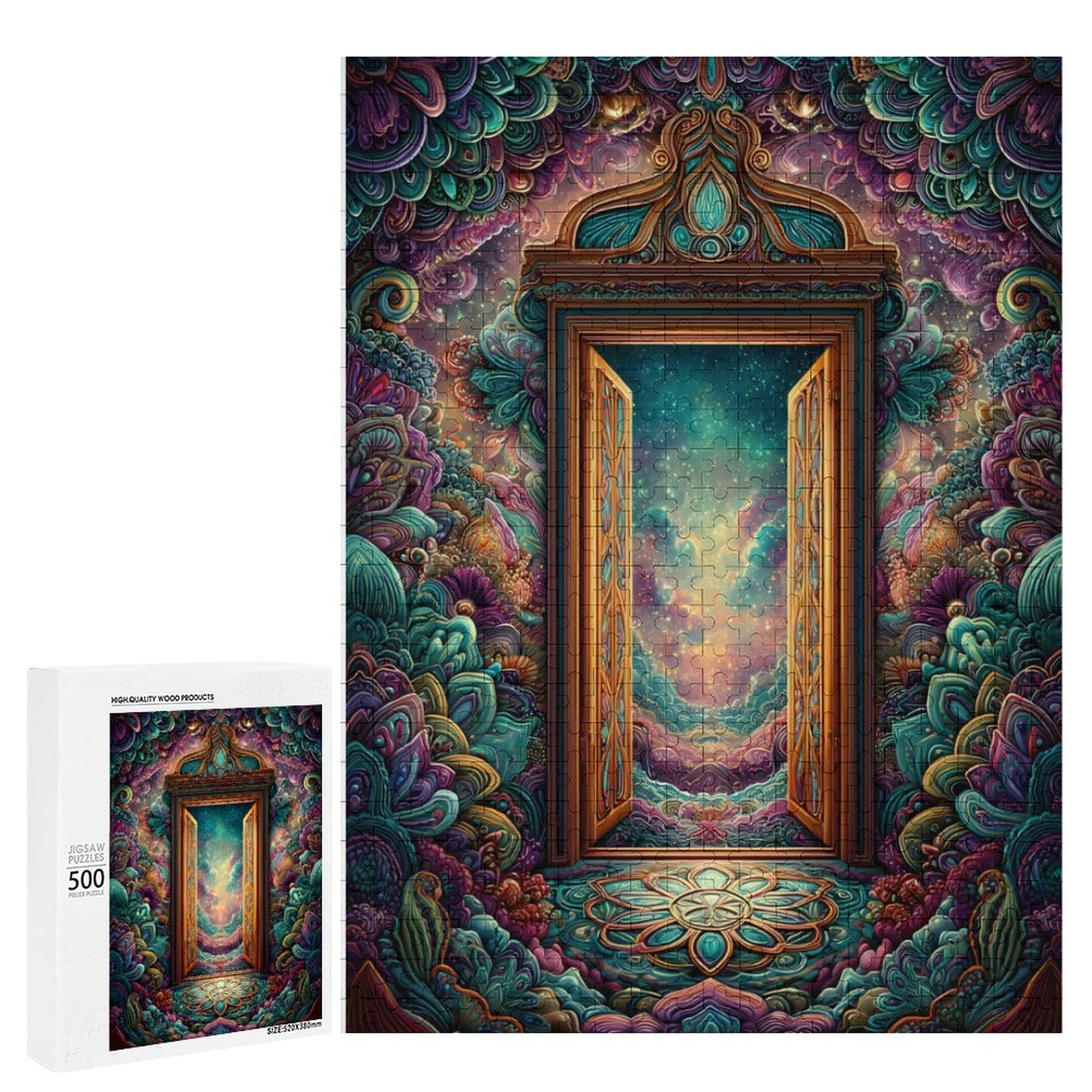 Door to another world Wooden Puzzle