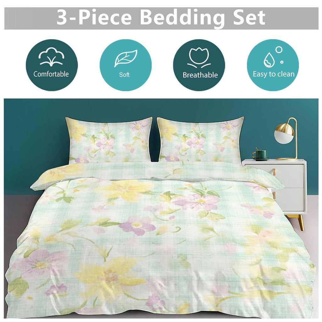 Full 3-Piece Bedding Set-86"×70"/ 218×177cm