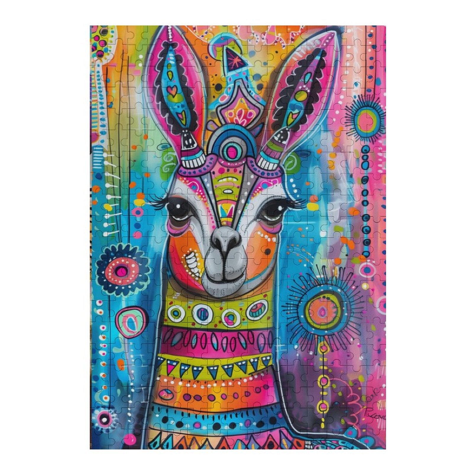 Colorful Camel Wooden Puzzle