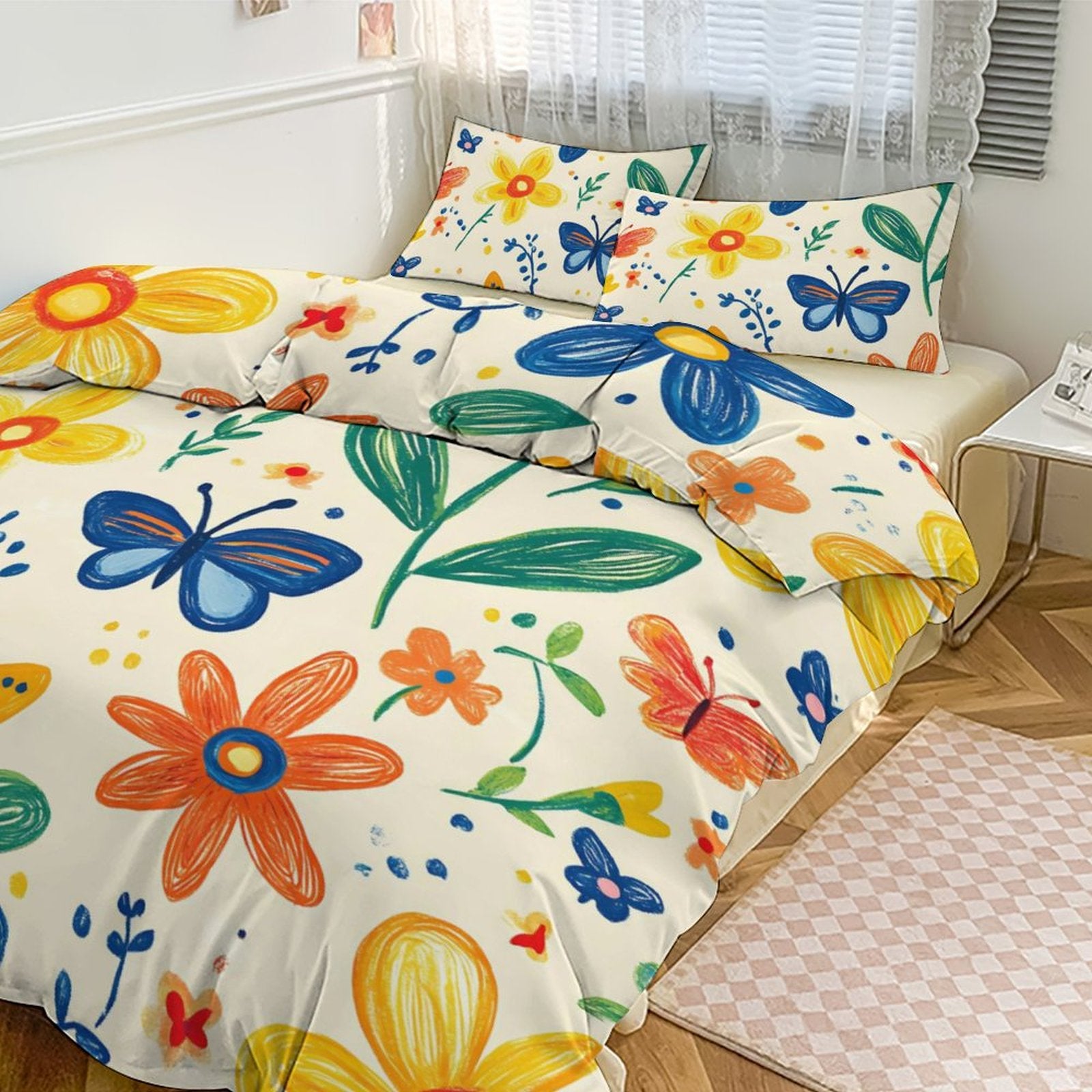 Full 3-Piece Bedding Set-86"×70"/ 218×177cm
