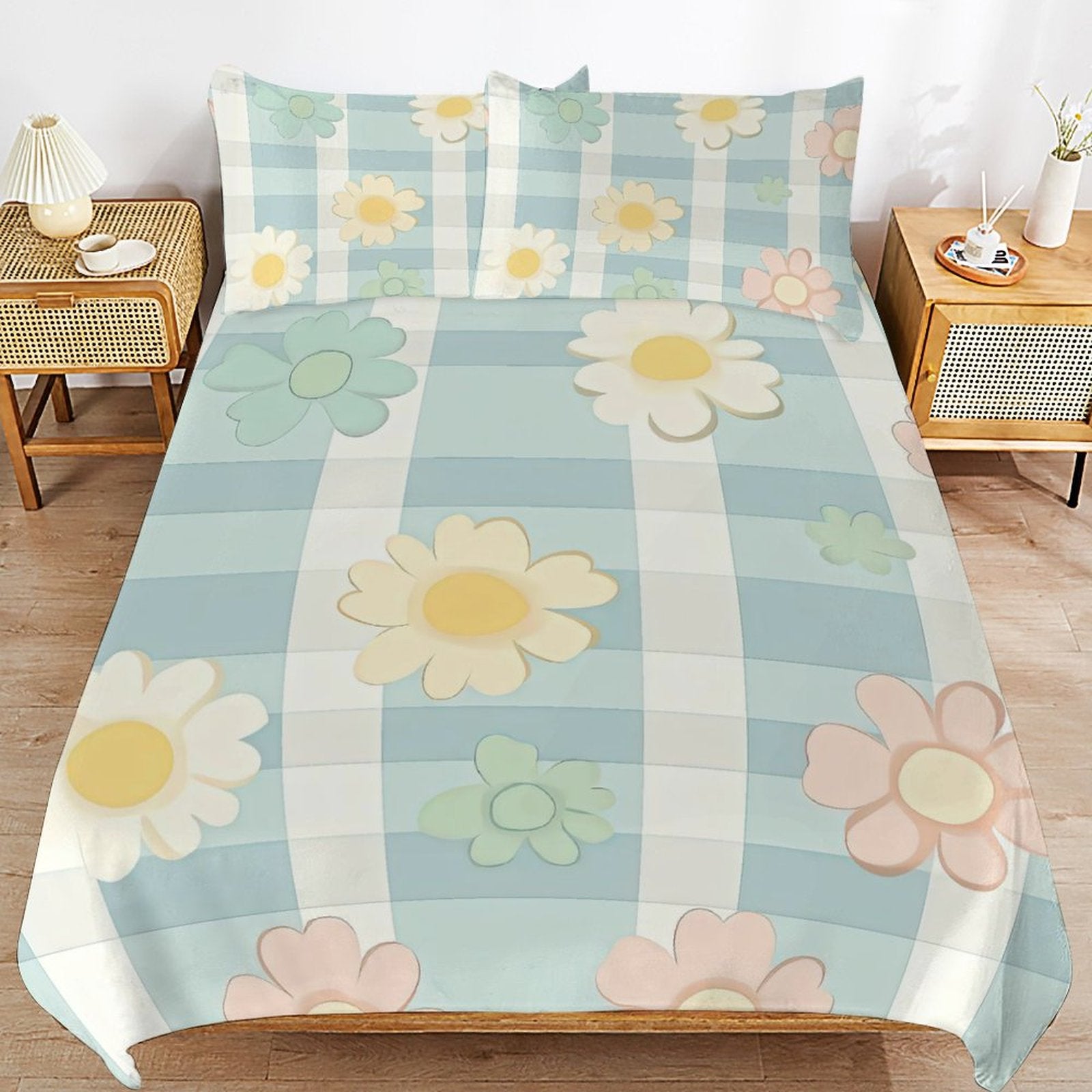 Queen 3-Piece Bedding Set-90"x90"/ 229x229cm