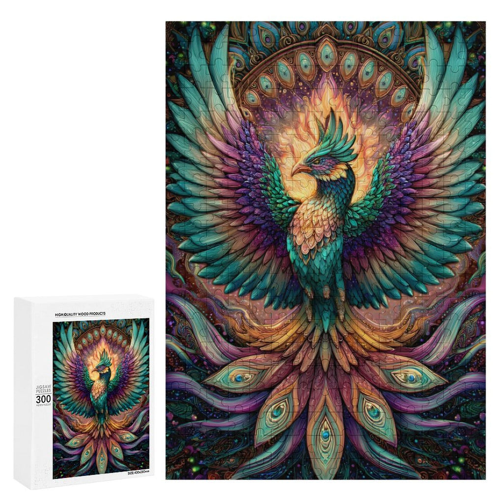Mosaic Phoenix Wooden Puzzle