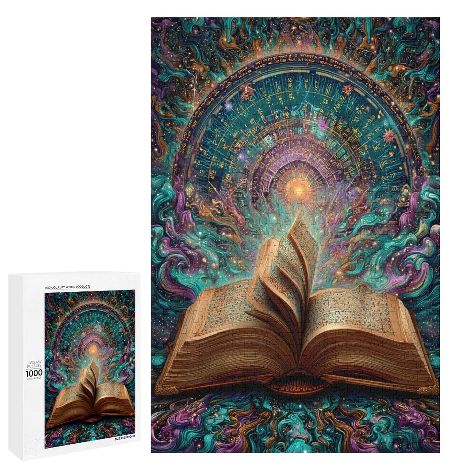 Turn the page Wooden Puzzle