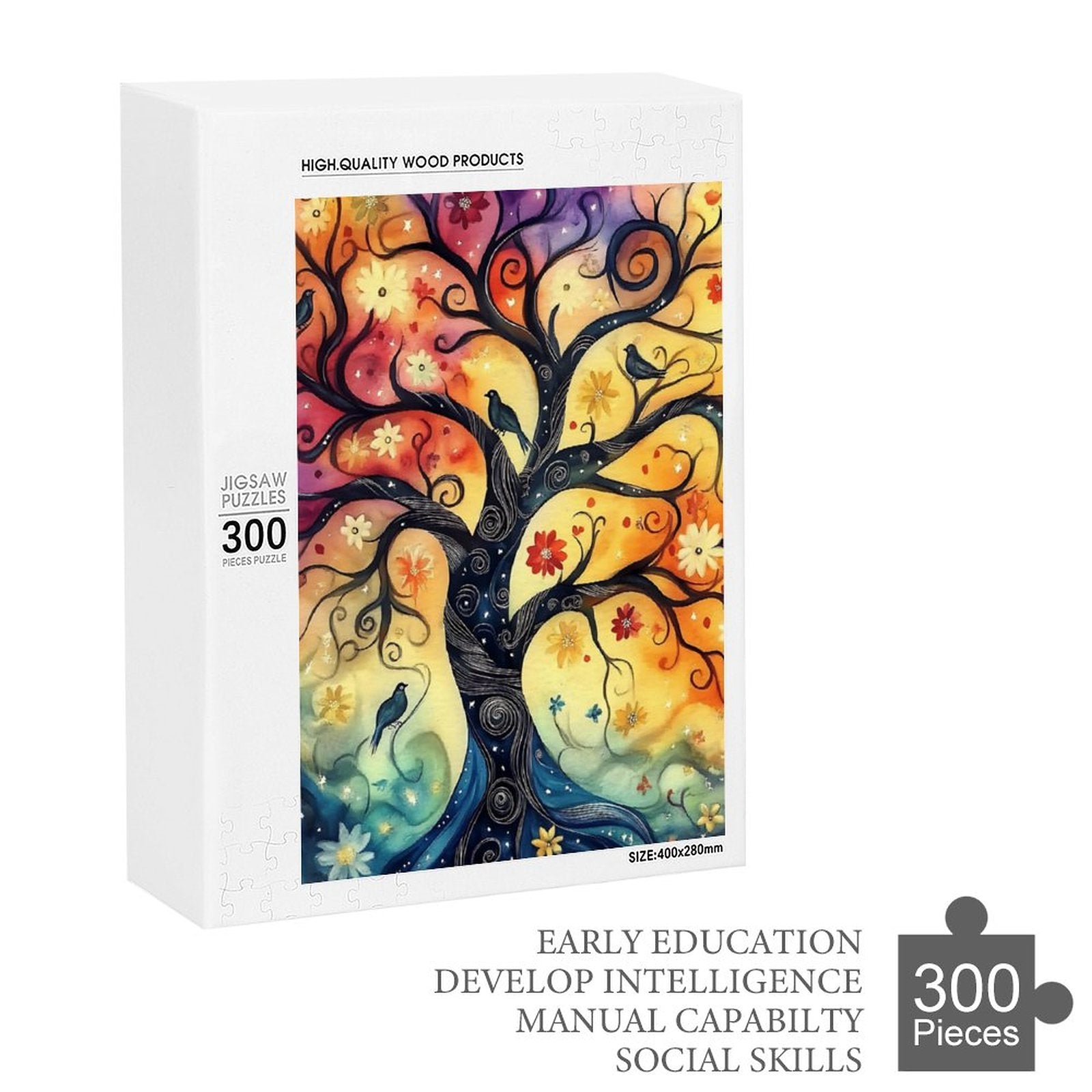 Birds in a tree Wooden Puzzle