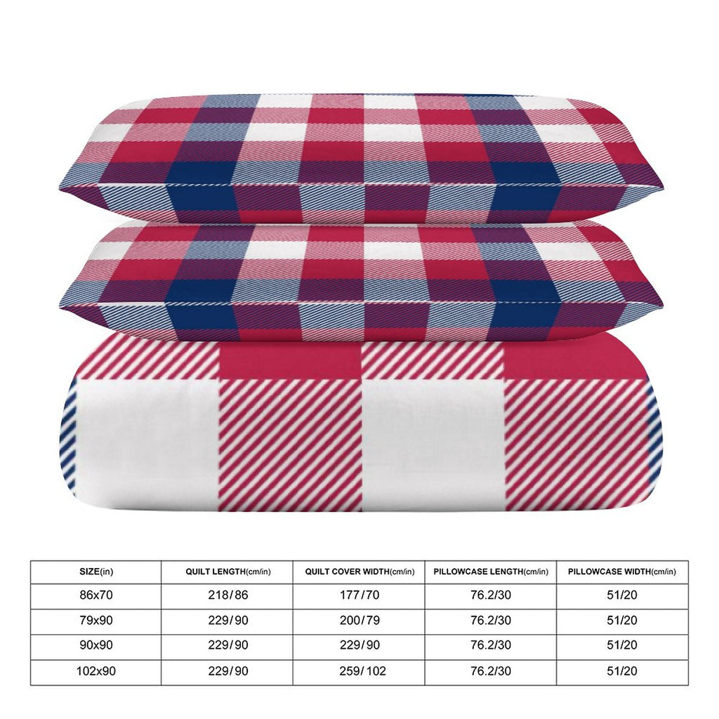 Queen 3-Piece Bedding Set-90"x90"/ 229x229cm