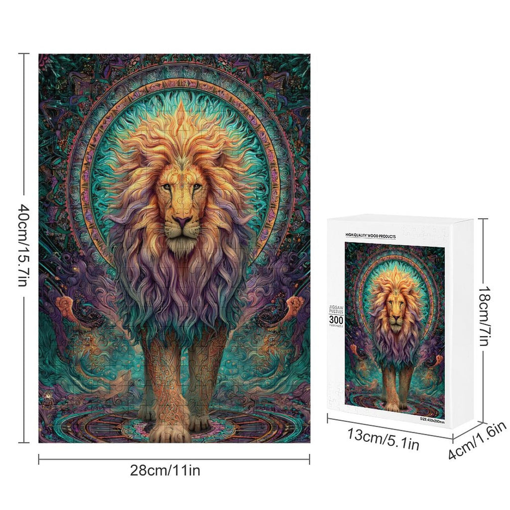 Leo King of the Jungle Wooden Puzzle