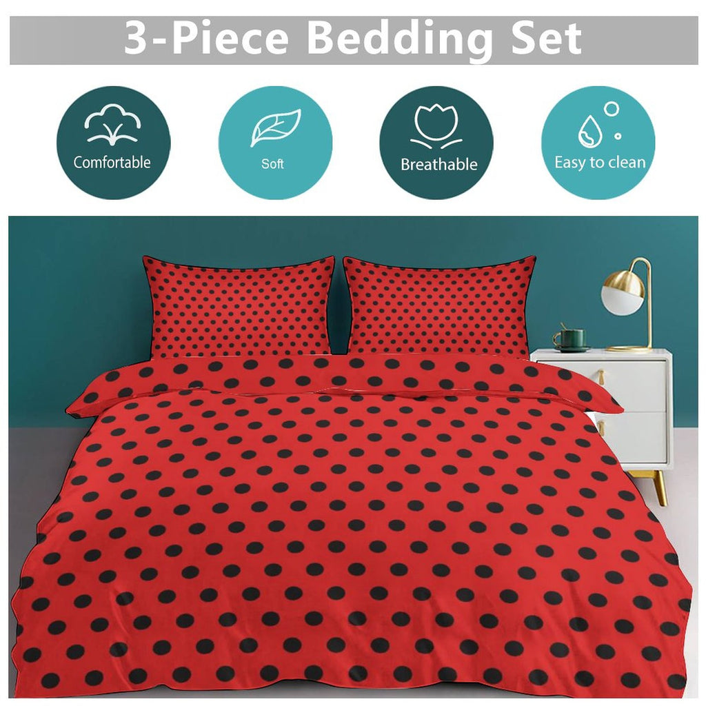 Queen 3-Piece Bedding Set-90"x90"/ 229x229cm