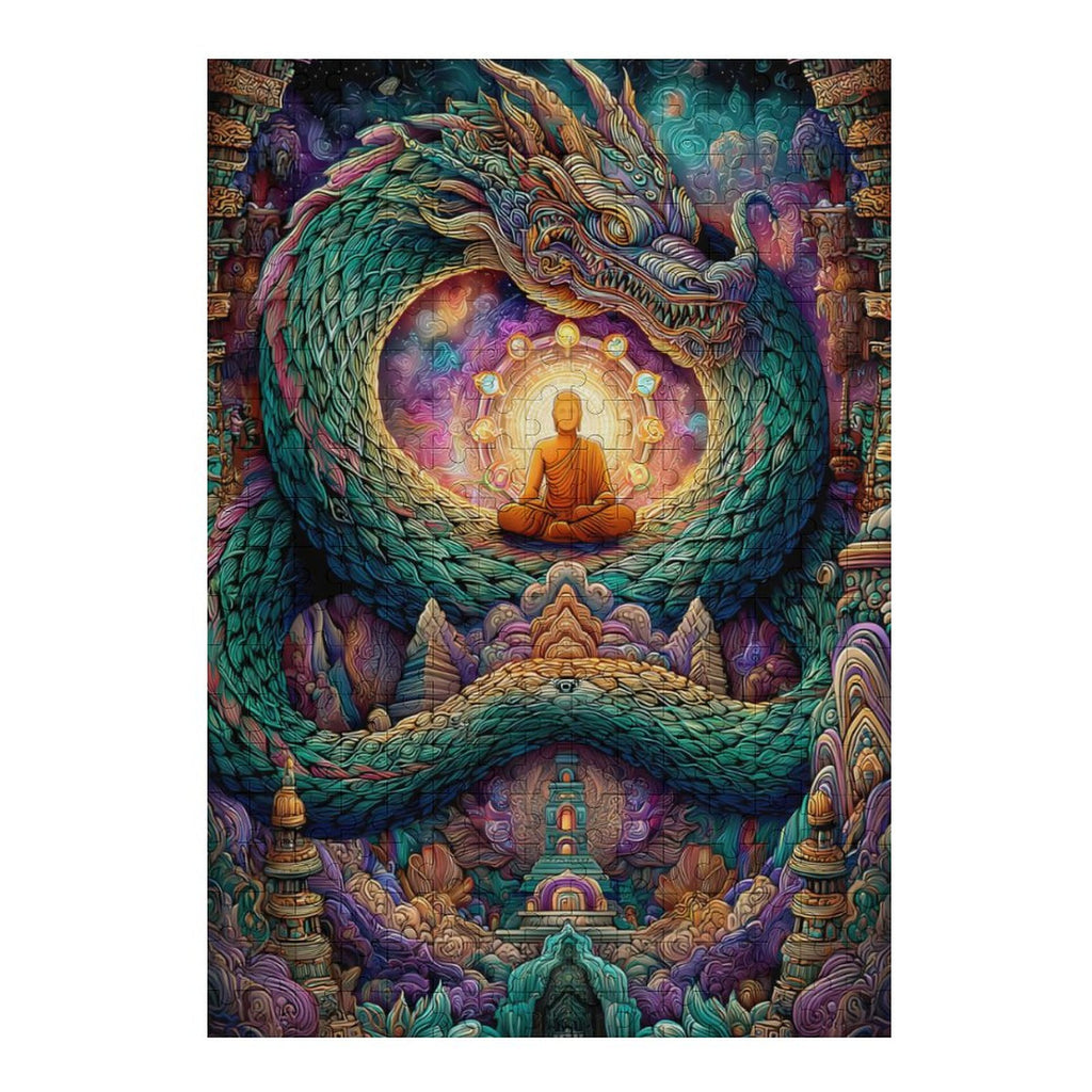 Fantasy Dragon Wooden Puzzle