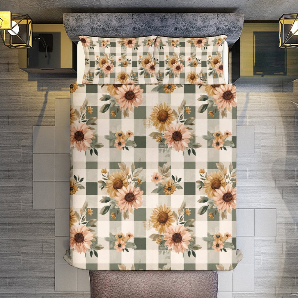 Queen 3-Piece Bedding Set-90"x90"/ 229x229cm