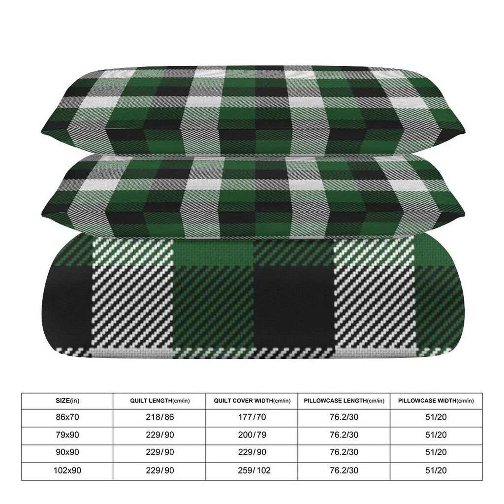 Queen 3-Piece Bedding Set-90"x90"/ 229x229cm