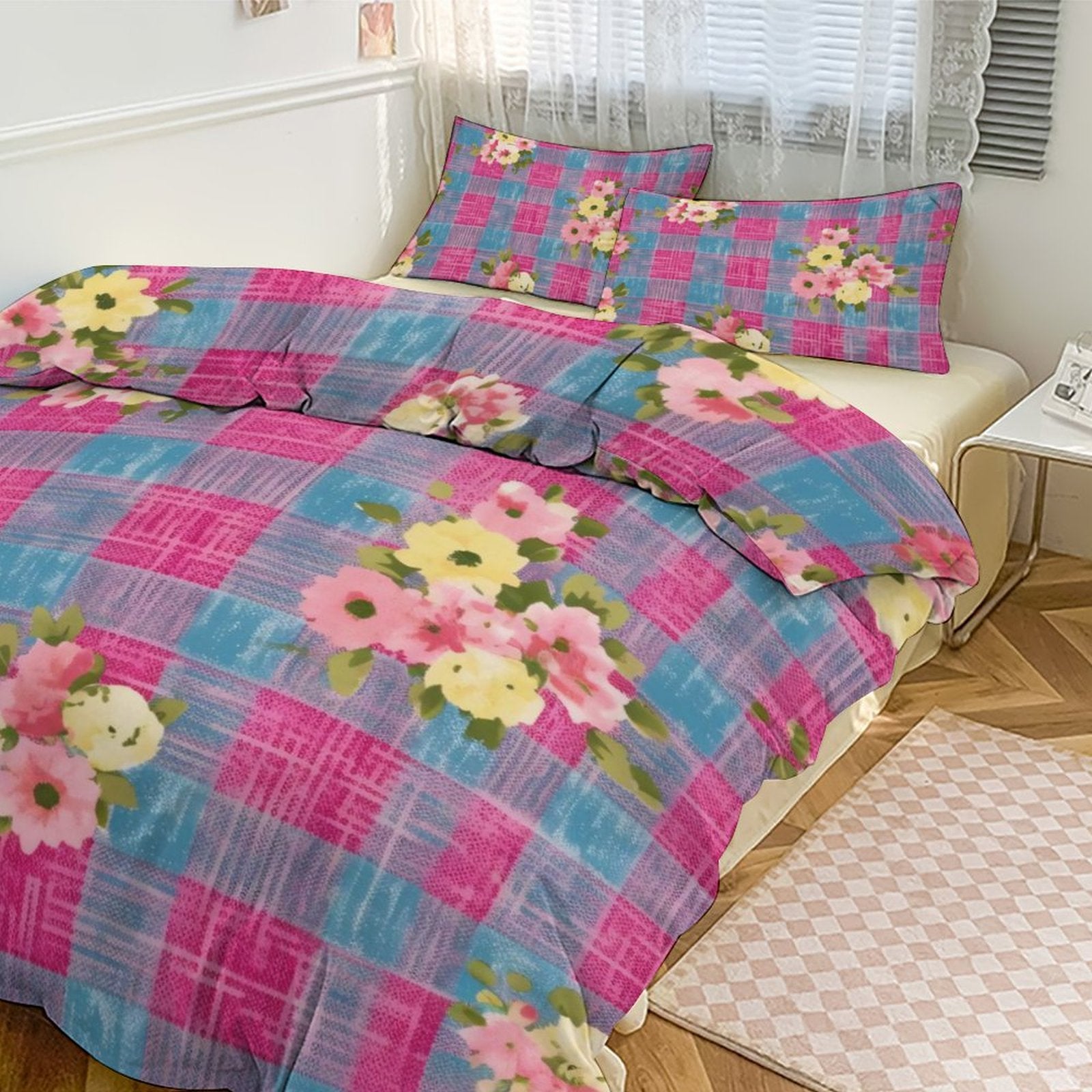 Full 3-Piece Bedding Set-86"×70"/ 218×177cm