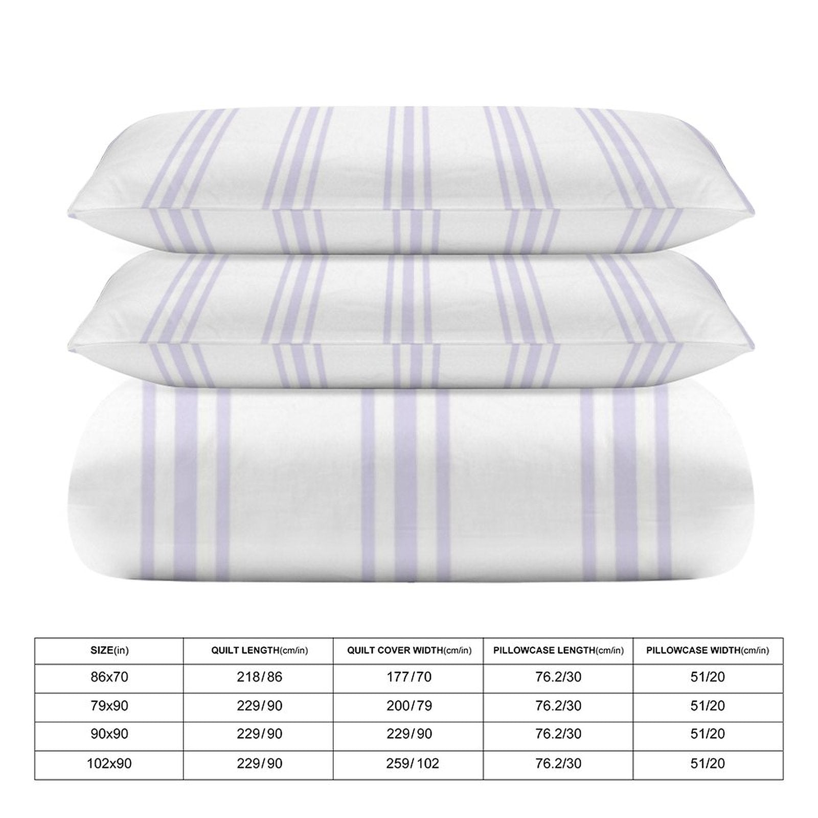 Full 3-Piece Bedding Set-86"×70"/ 218×177cm