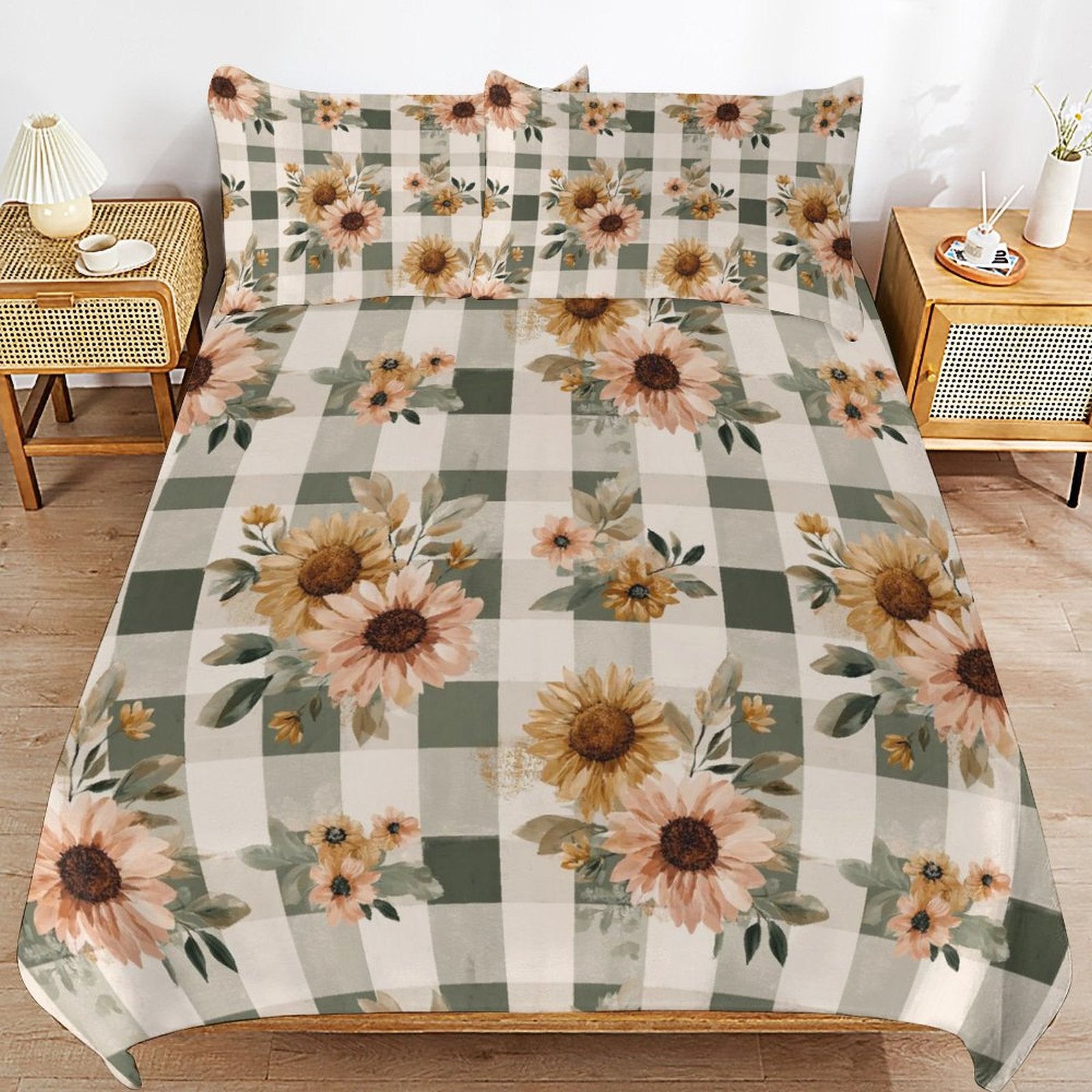 King 3-Piece Bedding Set-102"x90"/ 259x229cm
