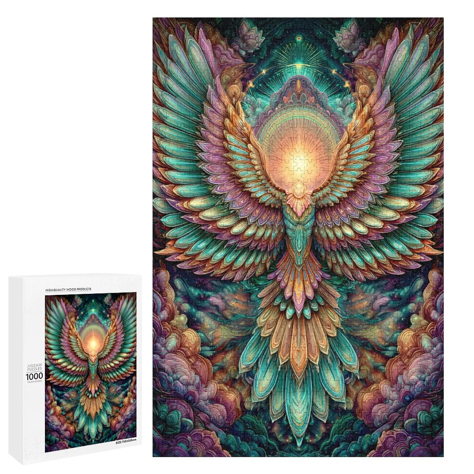 Celestial Wings Wooden Puzzle