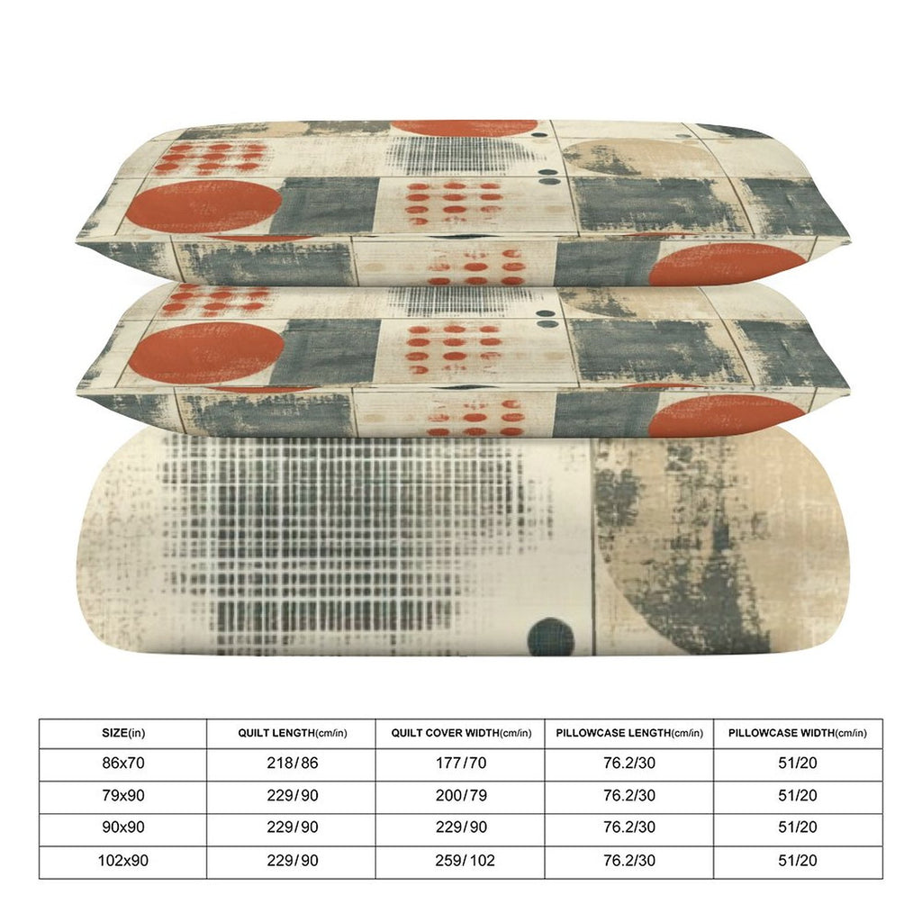 King 3-Piece Bedding Set-102"x90"/ 259x229cm
