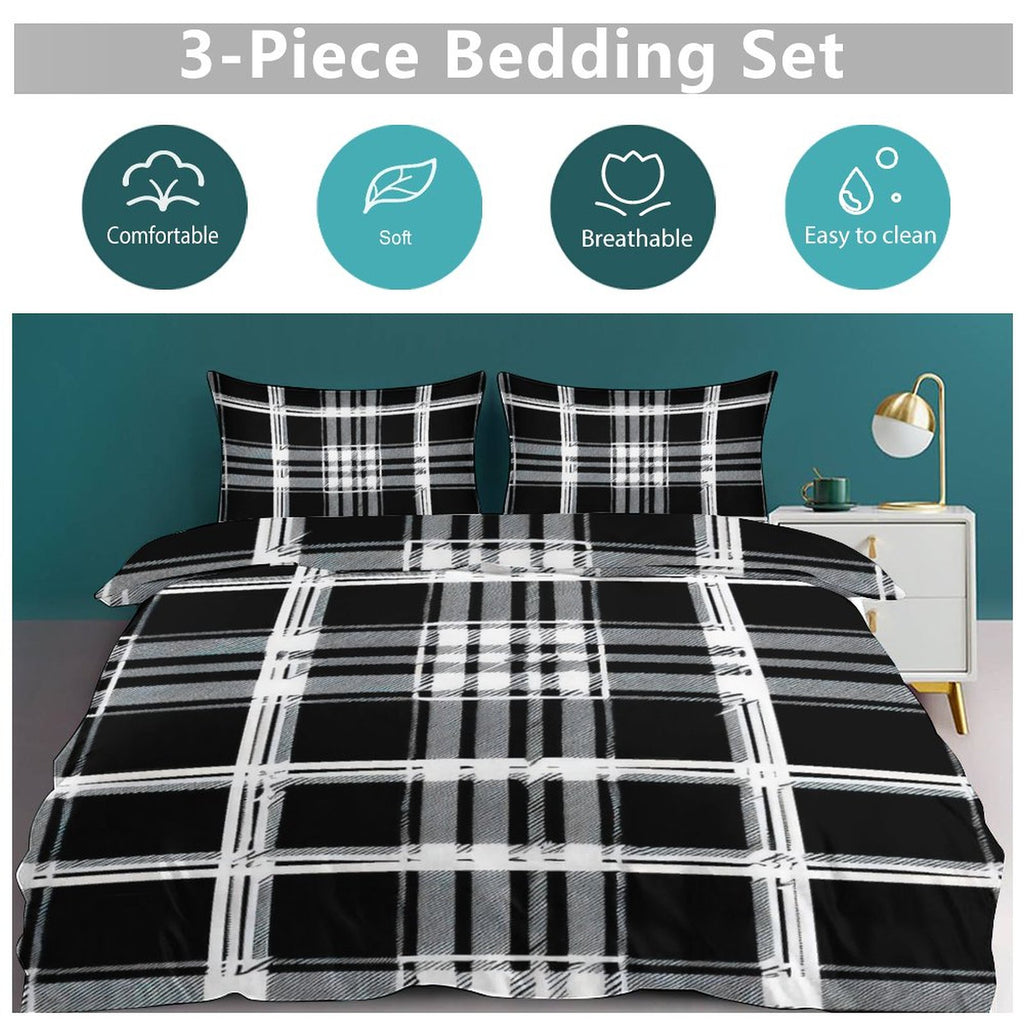 Full 3-Piece Bedding Set-86"×70"/ 218×177cm
