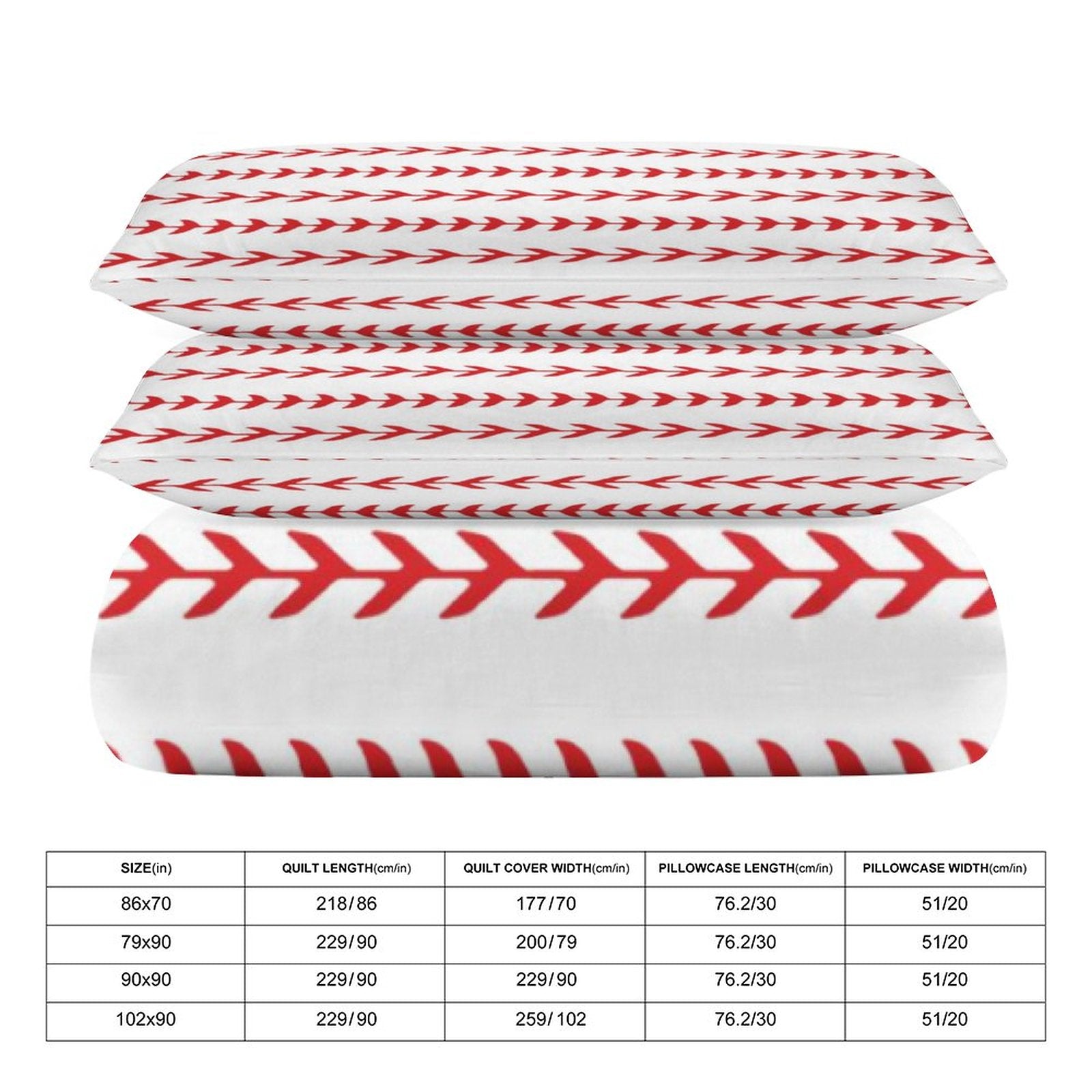 Full 3-Piece Bedding Set-86"×70"/ 218×177cm