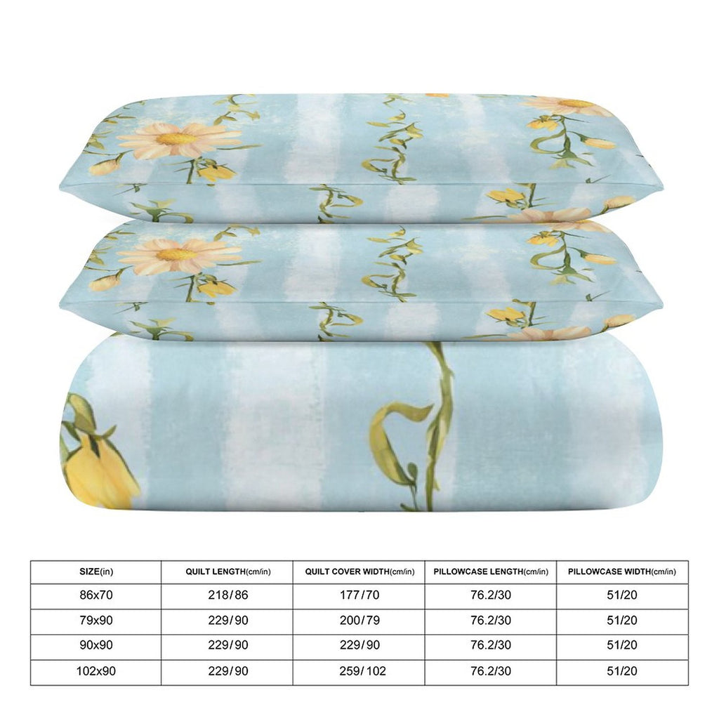Full 3-Piece Bedding Set-86"×70"/ 218×177cm