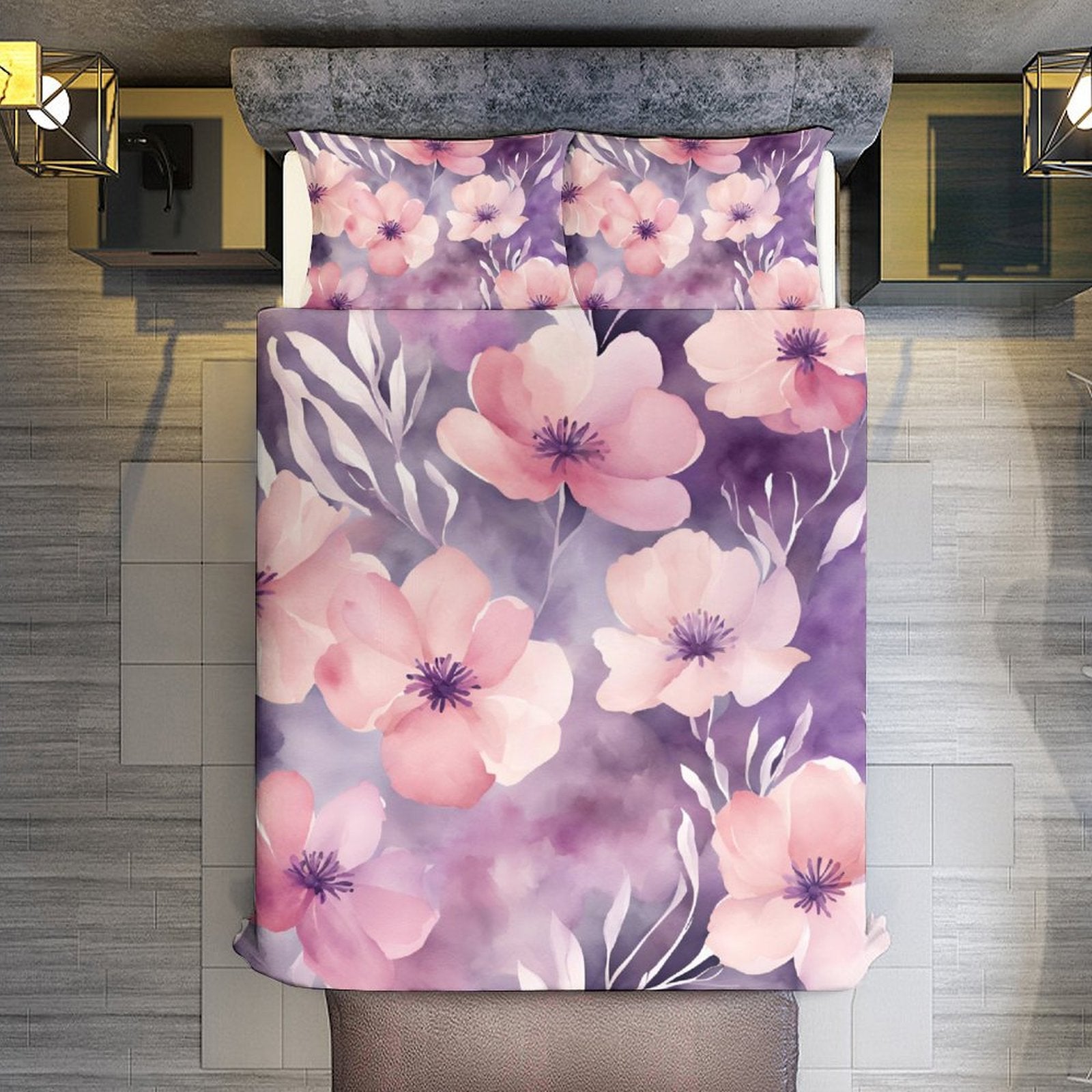 Queen 3-Piece Bedding Set-90"x90"/ 229x229cm