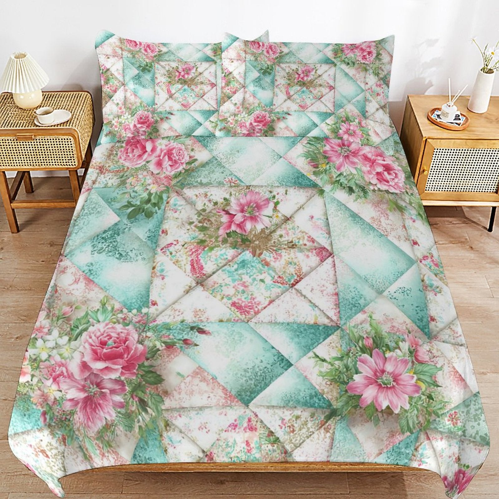 King 3-Piece Bedding Set-102"x90"/ 259x229cm