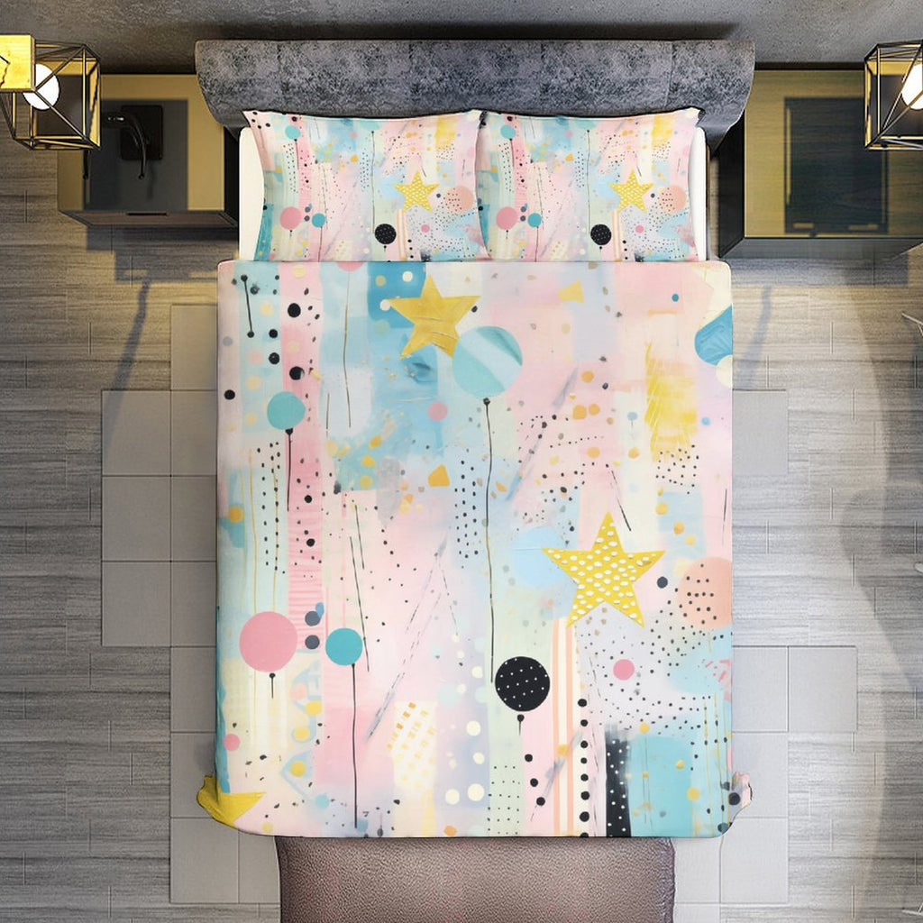 Queen 3-Piece Bedding Set-90"x90"/ 229x229cm