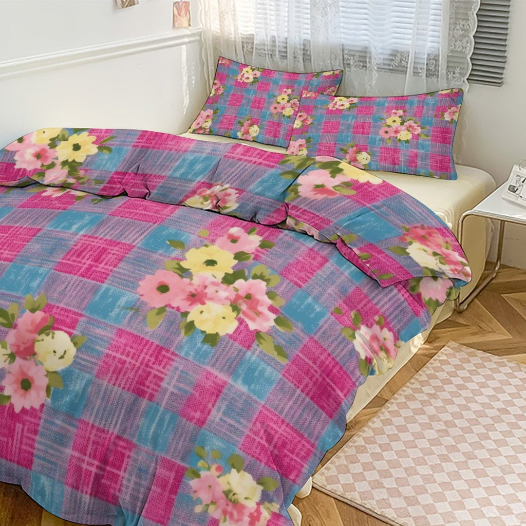 Queen 3-Piece Bedding Set-90"x90"/ 229x229cm
