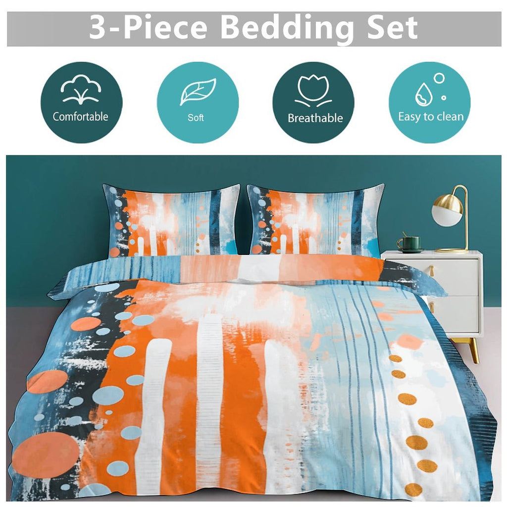 Full 3-Piece Bedding Set-86"×70"/ 218×177cm