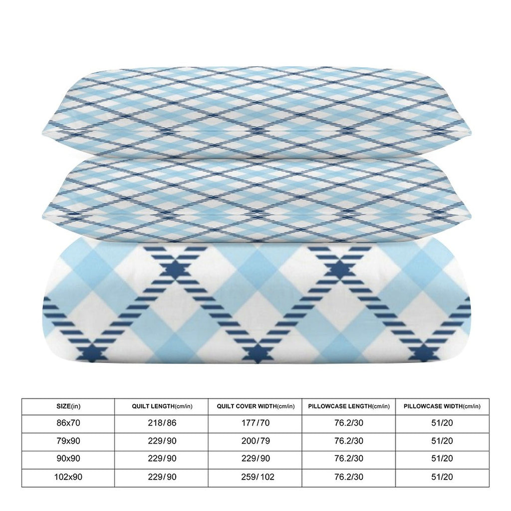 Full 3-Piece Bedding Set-86"×70"/ 218×177cm