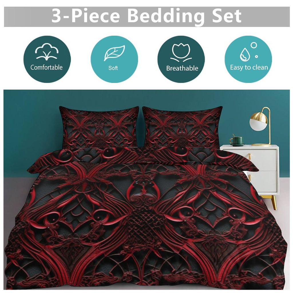 King 3-Piece Bedding Set-102"x90"/ 259x229cm