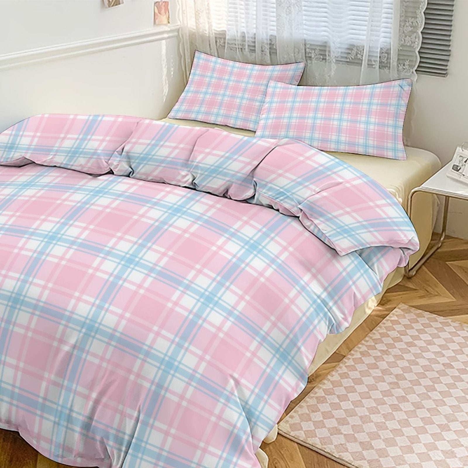 Queen 3-Piece Bedding Set-90"x90"/ 229x229cm