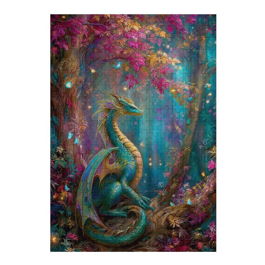 Mystical Dragon Wooden Puzzle