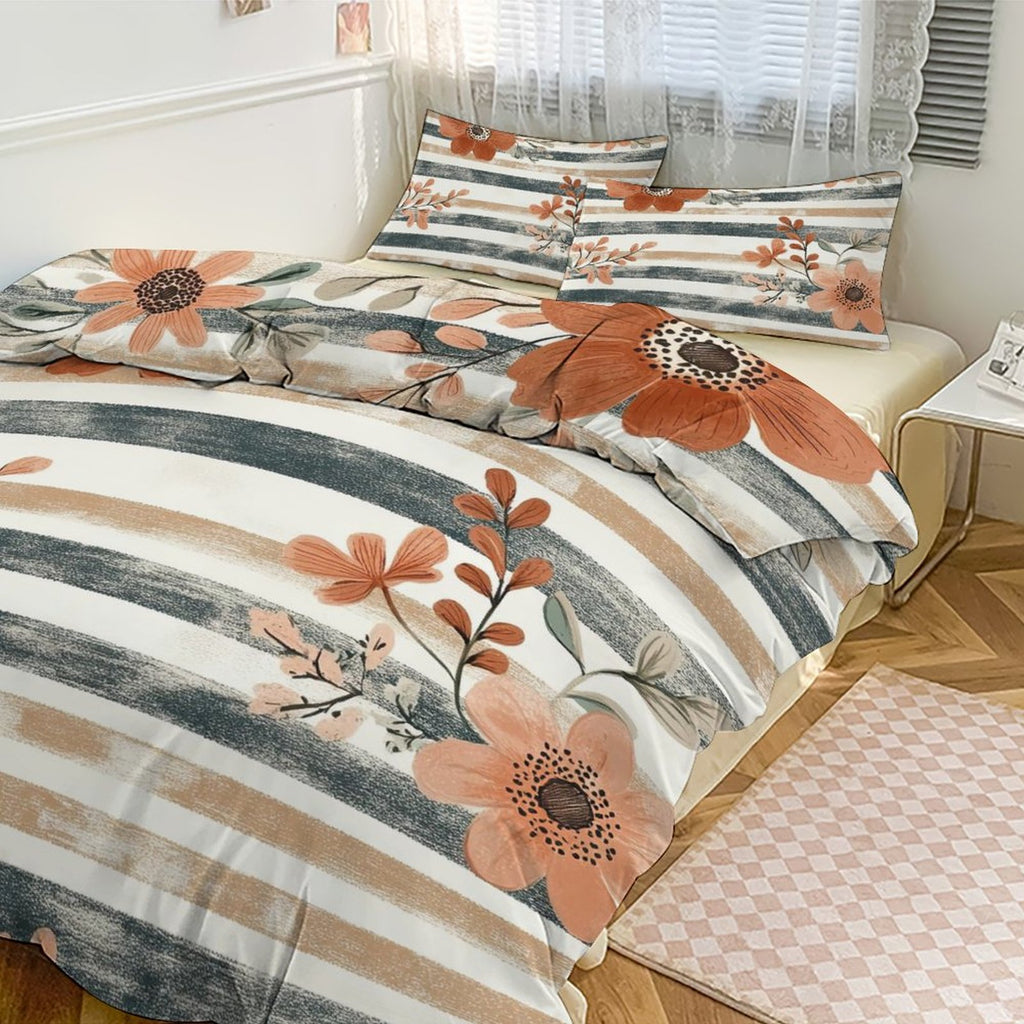 Queen 3-Piece Bedding Set-90"x90"/ 229x229cm