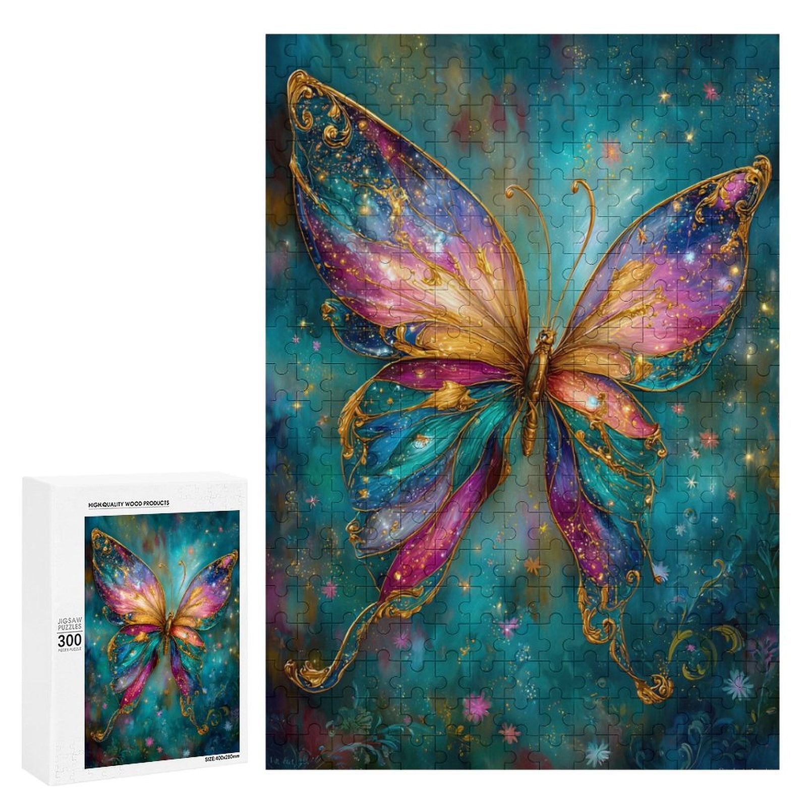 Mystical Butterfly Wooden Puzzle