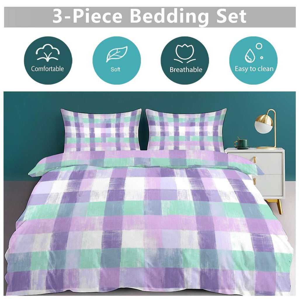 King 3-Piece Bedding Set-102"x90"/ 259x229cm