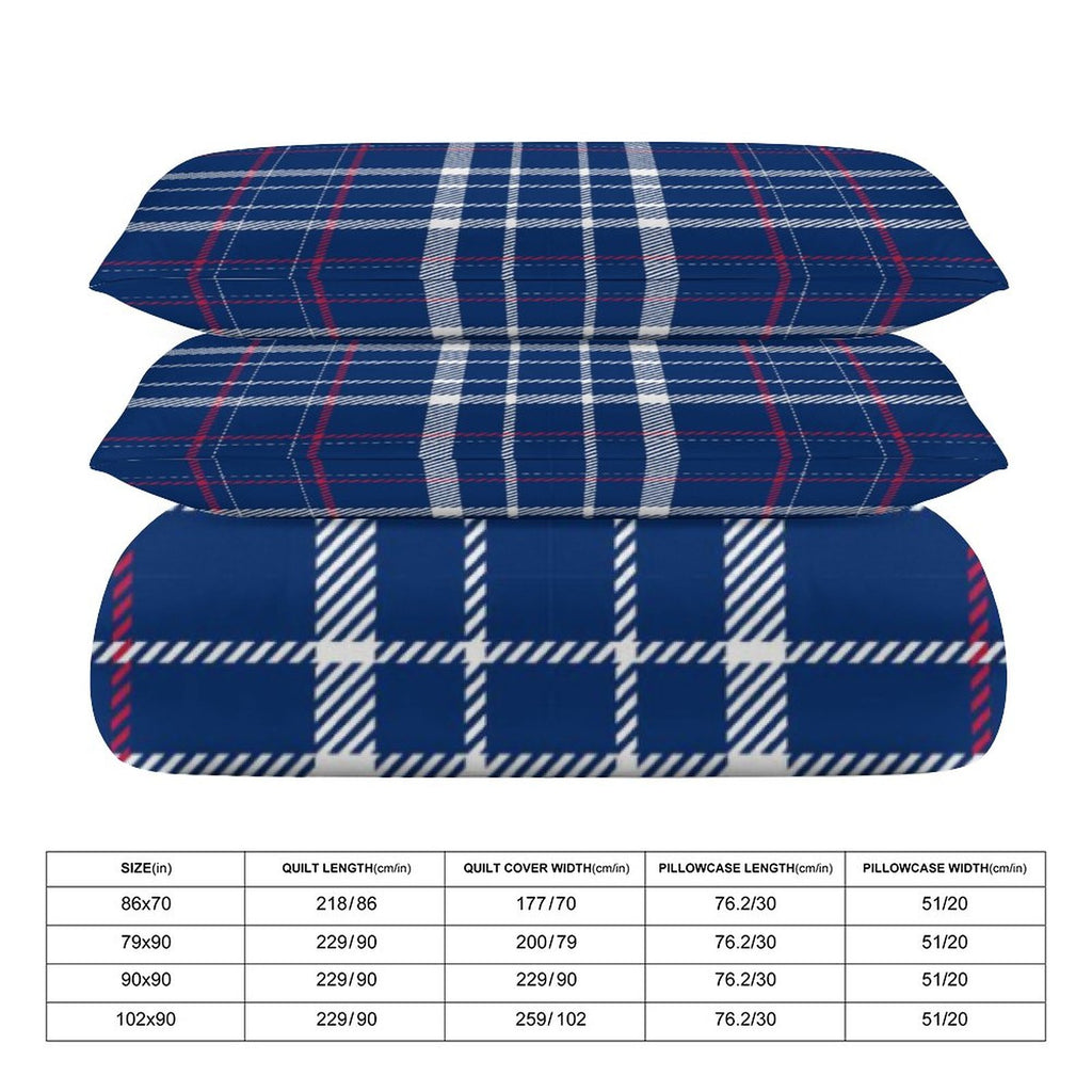 Full 3-Piece Bedding Set-86"×70"/ 218×177cm