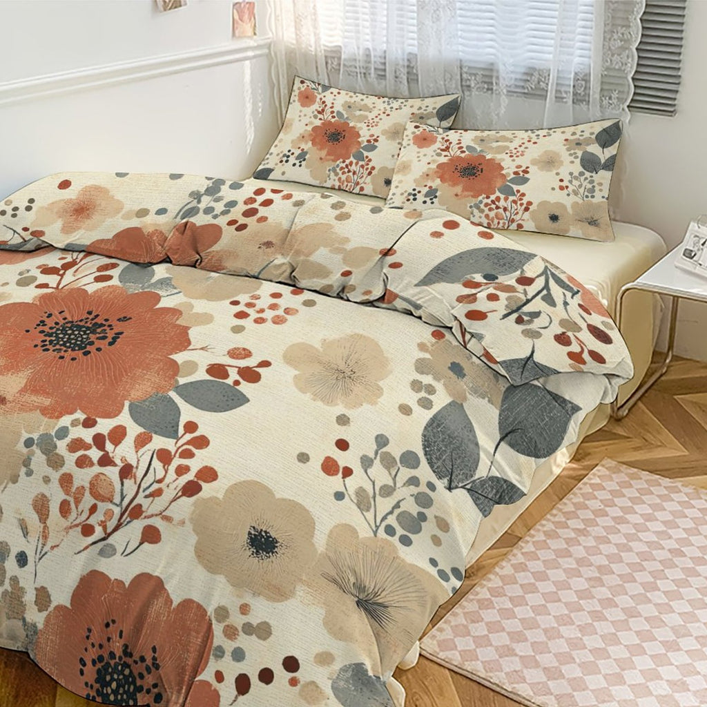 Queen 3-Piece Bedding Set-90"x90"/ 229x229cm