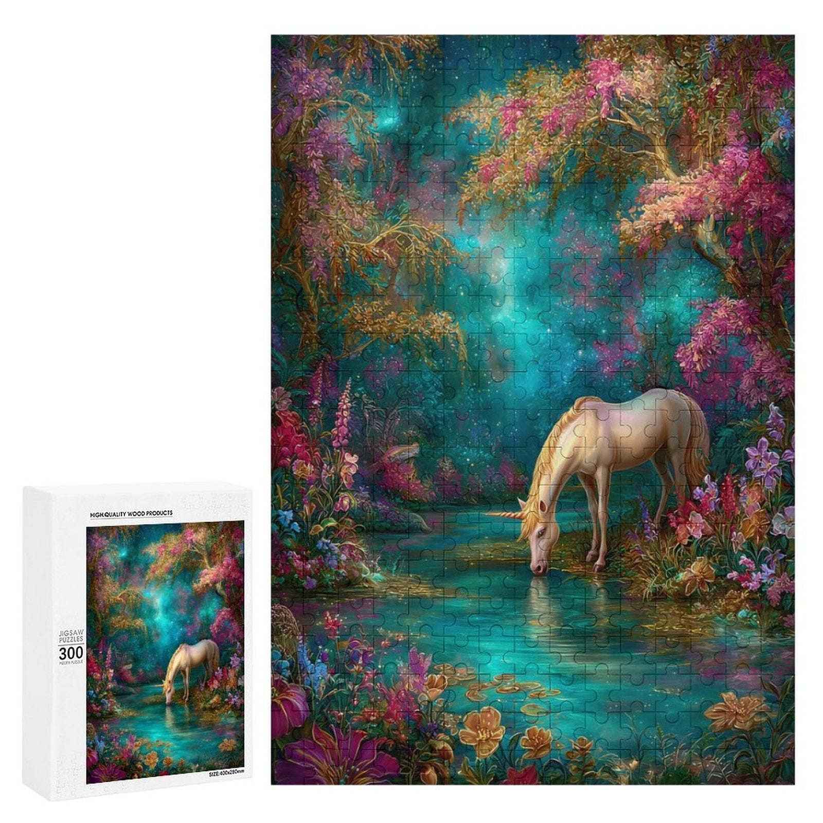 Mystical Unicorn Wooden Puzzle