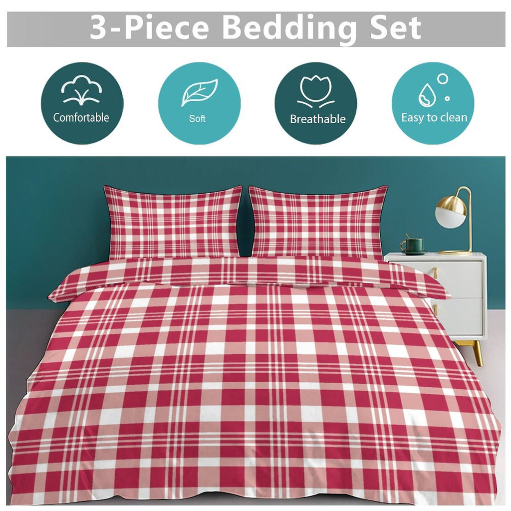 Queen 3-Piece Bedding Set-90"x90"/ 229x229cm
