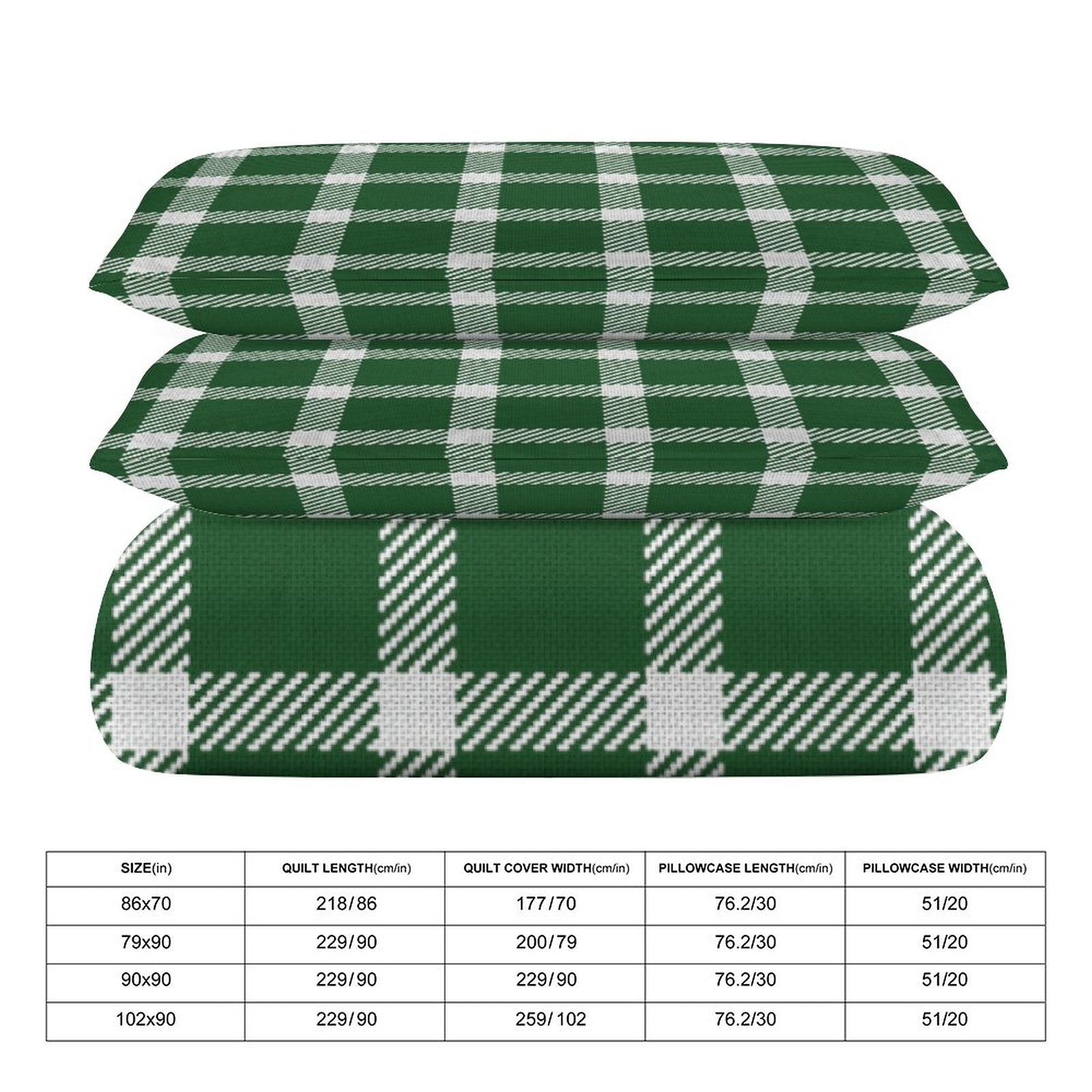 Full 3-Piece Bedding Set-86"×70"/ 218×177cm