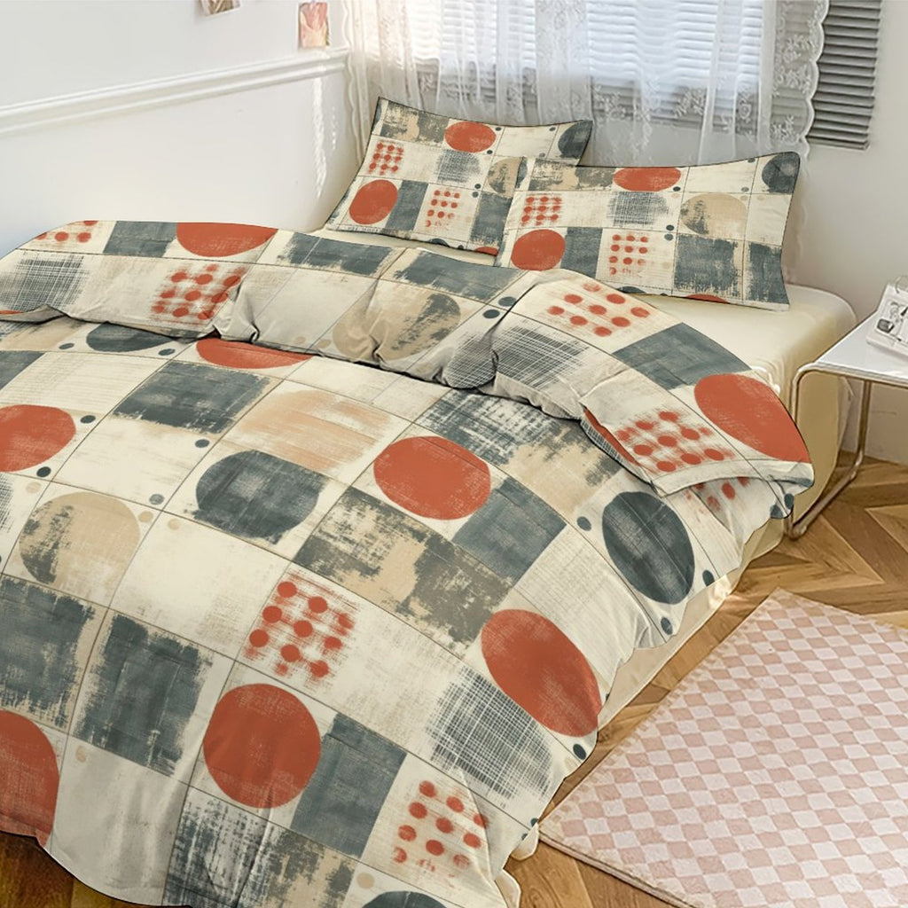 Queen 3-Piece Bedding Set-90"x90"/ 229x229cm