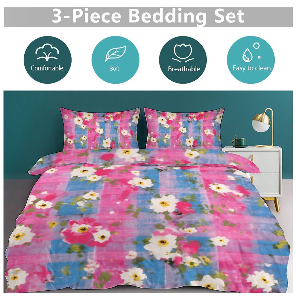 Full 3-Piece Bedding Set-86"×70"/ 218×177cm