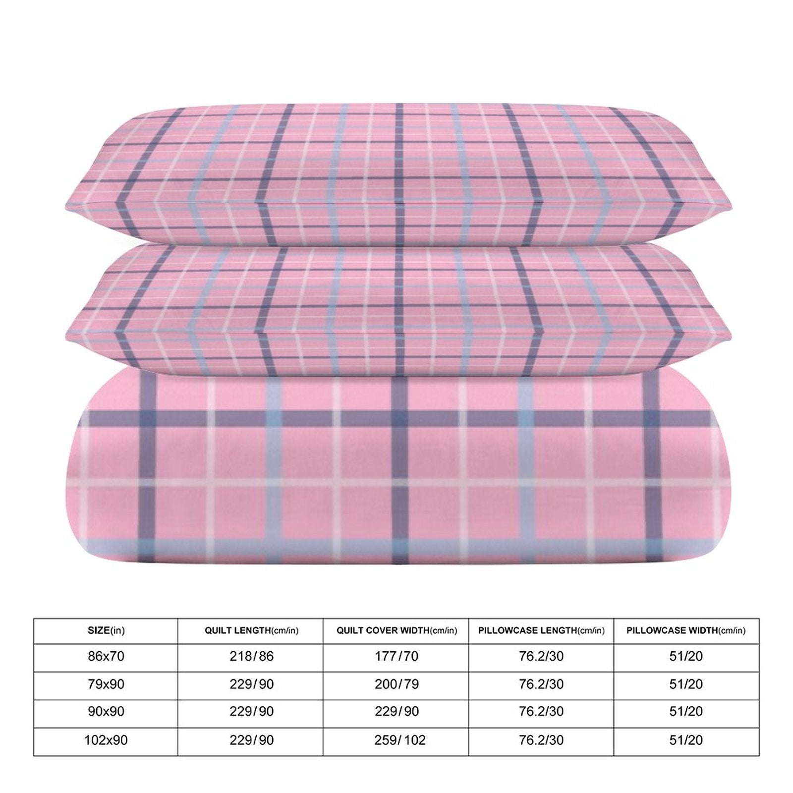 Full 3-Piece Bedding Set-86"×70"/ 218×177cm